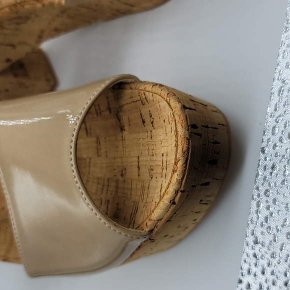 Stella McCartney patent leather/cork sandals Size 40 - Picture 10 of 12